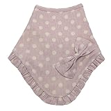 platinumbaby(プラチナムベイビー)よだれかけ ビブスカーフ ダブルガーゼ フリル&リボン(ラベンダー)