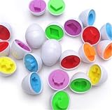 6pcs Wise Pretendパズルスマート卵おもちゃ知恵学習キッチンパーティーギフト