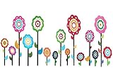 Garden Flower Decor Peel and Stick Kids Wall Decal for Nursery Decoration, Girls Room, Baby Playroom