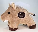 いのししの体重ぬいぐるみ（女の子　十二支亥年　ベール付き)完成品　生まれた時の体重で作る干支のウェイトドール