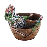 OUNONA 植物ポット　妖精の庭　レジンブッダ モンクガーデンポット　サボテン 多肉植物ポット ホームデコレーションのDIYポット