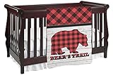 Lumberjack plaid baby blanket ( Personalized ) Baby Blanket ブラック mi-baby-blanket-f+1161446