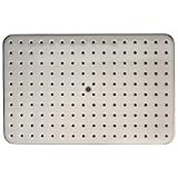 Dawn HSS370400 Single Function Rectangle Rain Showerhead, Brushed Nickel [並行輸入品]
