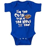 DukeブルーDevilsファン。I ' m Too Cute。。Onesie ( nb-18 m ) and Toddler Tee ( 2t - 4t ) ブルー