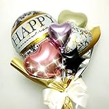 HAPPY Anniversary バルーンブーケ ダマスク柄 記念日や発表会などに