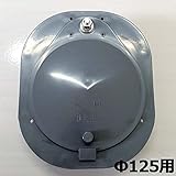 水口パイプ 灰色 125型 VP125 VU125 用 塩ビパイプ に接続可 KMW01 （ 田んぼ 水田 田 田んぼ の給水口 吸水口 取水栓 ) カEDPZ