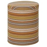 ファブリックラウンドスツール「ミニオン」【IT】ノベルティボーダー(#9844192-96597)サイズ：34×34×42cm