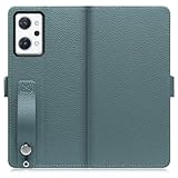 LOOF HOLD OPPO Reno7 A / Reno9 A OPG04 / CPH2523 reno7a reno 7a reno9a reno 9a 用 ケース 手帳型 カバー スマホ ケース 手帳型ケース 本革 カード収納 マグネット ベルト付き [ダルグリーン]