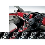 Volkswagen/フォルクスワーゲン 純正アクセサリー センターコンソールパネル UP！/アップ用 カラー：レッド（画像左から2番目）