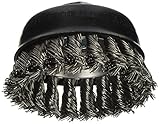 Bosch WB504 3-Inch Cup Brush, Knotted, Stainless Steel, 5/8-Inch x 11 Thread Arbor [並行輸入品]