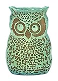 Deco 79 Polystone Owl Vase, 12 by 7-Inch [並行輸入品]