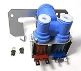 WR57X119 - REFRIGERATOR DUAL DOUBLE SOLENOID WATER INLET VALVE FOR FRIGS WITH ICE MAKER AND WATER DI