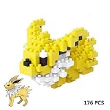 LNO Anime Pokemon Jolteon NanoブロックダイヤモンドMini Building Toysポケットモンスター