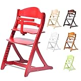 大和屋 すくすくチェアプラス ガード付 充実した機能が備わったベビーチェア すくすく すくすくチェア プラス plus (レッド色 1006)