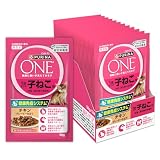 ピュリナワン キャットフード パウチ 1歳までの子ねこ用/妊娠・授乳期の母猫用チキングレービー仕立て 50ｇｘ12袋