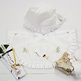 【正絹】祝着・お宮参り用 フード帽とよだれかけセット〈男の子〉帽子 小物 ４点セット【お祝い包装 熨斗対応】