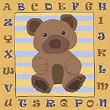 Green Leaf Art ABC Bear Canvas Art [並行輸入品]