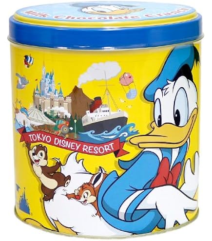 ディズニーリゾート　お菓子 Amazon.co.jp: ディズニーキャラクター大集合 缶入り