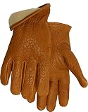 American Made Buffalo Leather Vellux Lined Work Gloves , 650V, Size: Large [並行輸入品]
