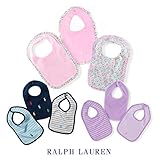 ラルフローレン ベビー スタイ 3枚セット ビブ よだれかけ 男の子 女の子 スタイ3枚セット,パープル
