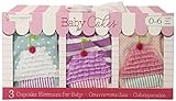 Baby Aspen, Baby Cakes Set of Three Cupcake Bloomers, Pink/Purple/Blue, 0-6 Months by Baby Aspen [並行