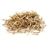 uxcell　カーボンブラシホルダー　11x2x6mm　R260-0.1　ゴールドトーン　500枚入り