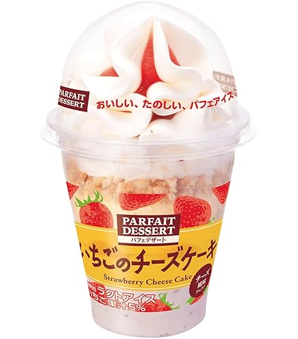 Amazon.co.jp: [冷凍] 赤城乳業 パフェデザートいちごのチーズケーキ
