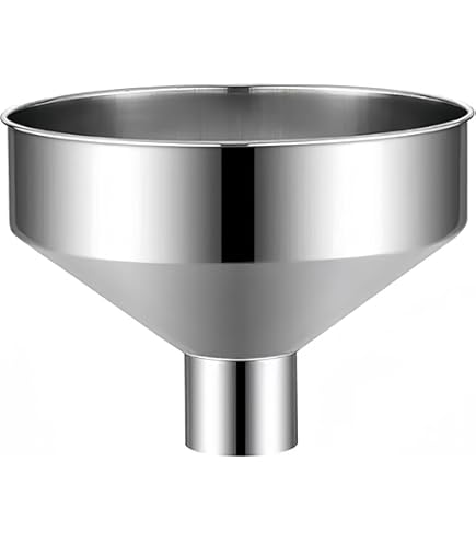 スタンド付き ステンレス 漏斗 粉末ペースト 液体 顆粒 10cm 3.9インチ スタンド付き ステンレス 漏斗 粉末ペースト 液体 顆粒 10cm 3.9インチ