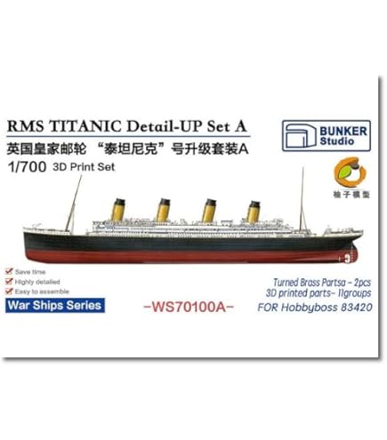 Amazon | 1/700 タイタニック FOR ACADEMY （エッチングパーツ7枚入