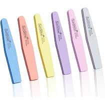 Amazon.co.jp: スポンジ ネイル ファイル バッファー 6色 セット 100