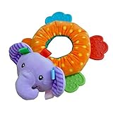 JiliオンラインCartoon新生児赤ちゃん乳児Rattles Teether Teething Plush Animal Handbellsベビーベッド玩具Comforting開発Elephant