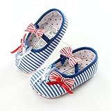 可愛いプリンセスシューズ　ベビー蝶結びズック　ガールズフォーマル靴　ストライプ　女児　軽量　運動靴　結婚式　誕生日　13cm　12-18ヶ月に対応靴　夏春秋