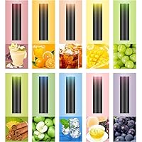 DR.VAPE 互換 フレーバーカートリッジ 人気10風味大集合 ニコチン・タール０ 専用ケースに収納可能