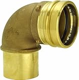 Viega 91497 ProPressブロンズXL 90度エルボwith 3-inch FTG X P
