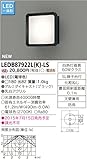 東芝ライテック LED一体形アウトドアブラケット ポーチ灯 ブラック 180×180