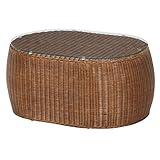 不二貿易 ラタン エッグ テーブル 幅88 96131