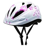 BeBeFun Pink Girl Toddler and Kids Multi-Sport Bike super lightweight Helmet Baby breath [並行輸入品]