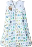 HALO SleepSack 100% Cotton Wearable Blanket, Blue Alphabet Pals, Large by Halo