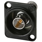 NEUTRIK NBB75DFIB RF/COAXIAL, BNC BHD JACK STRAIGHT, 75 OHM [並行輸入品]