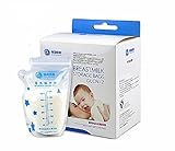 Gland母乳ストレージバッグ、BPAフリー、pre-sterilized、安全Sealed、Leakproof、ダブルZip Seal、8オンス/250ml、40 /96 Count (Packag