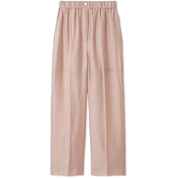 ミラオーウェン　後ろウエストゴムサテンカーゴパンツ Mila Owen]後ろウエストゴムサテンカーゴパンツ | KOBUNSHA