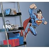High Quality RMK1156GM Superman: Day Of Doom Peel & Stick Giant Wall Decal