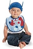 Disguise Costumes Drool Over Me Transformers Optimus Prime Infant Bib and Hat Accessory Blue/Red 0-6