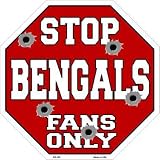 スマートブロンドBengalsファンのみメタルノベルティOctagon Stop Sign bs-182
