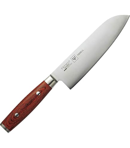 Amazon｜ヤクセル 関藤平 黒耀 包丁 三徳包丁 ダマスカス 16.5cm 日本