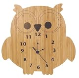 Trend Lab Bamboo Wall Clock, Owl by Trend Lab