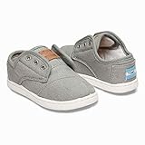 【TOMS】トムス PASEOS ASH CANVAS キッズ/ベビースリッポン 10002652 (T7(14cm)) [並行輸入品]