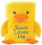 Brownlow Kitchen Baby Blankie with Jesus Loves Me, Duck by Brownlow Kitchen
