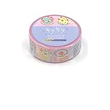 ワールドクラフト マスキングテープ キラキラ センイルケーキ KRMT15-095