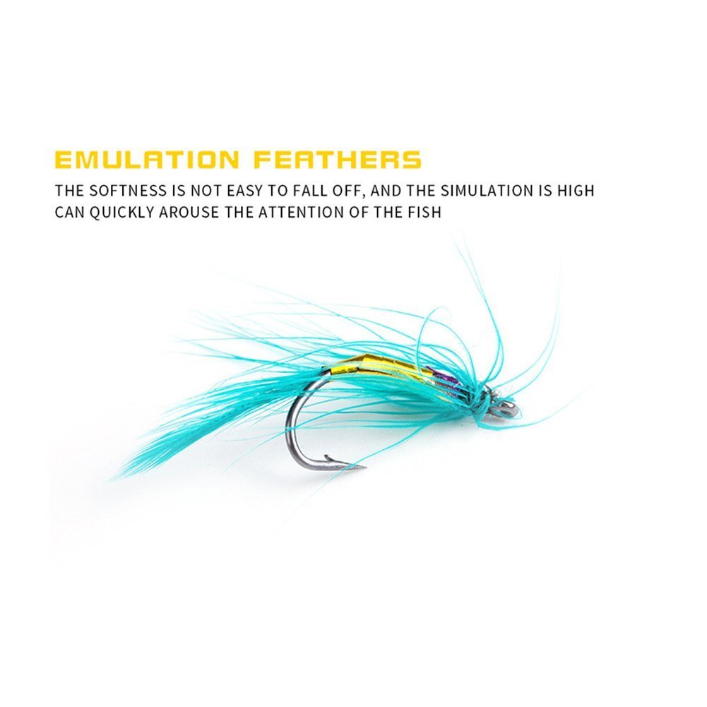 ツリグラ Vissen Fly Fishing Lureケース32個Fly Fishing LureキットハンドメイドFlying釣り